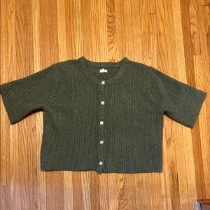 Aerie Unreal Short Sleeve Cardigan